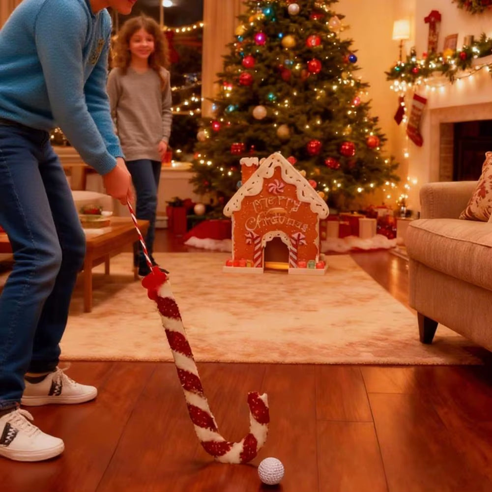 Gingerbread Golf Set - Festive Miniature Putting Course for Christmas Parties and Family Fun